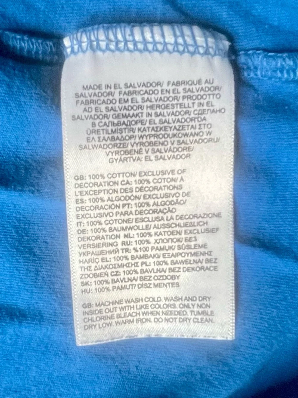 The North Face Men's Medium Graphic T-Shirt Blue Box Logo Short Sleeve Medium